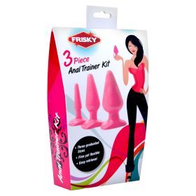 Pink Anal Plug 3 Piece Kit