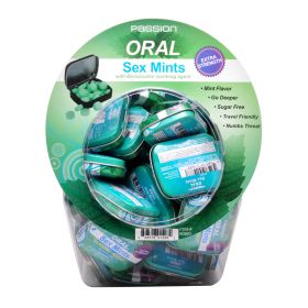 Oral Sex Mints with Numbing Agent Retail Fishbowl Display