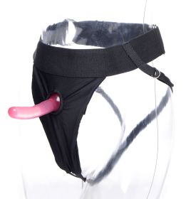 Avalon Jock Strap On with Slim Pink Dildo