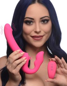 Licking and Vibrating Strapless Strap