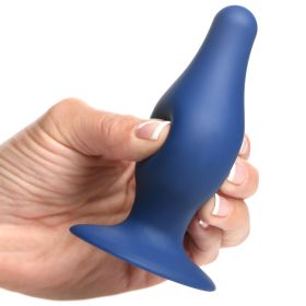 Squeezable Tapered Large Anal Plug