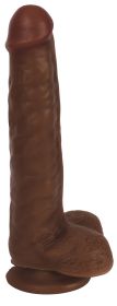 8 Inch Slim Dildo with Balls