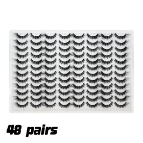 3D False Eyelashes Are Multi-layered, Realistic, Soft And Comfortable (Option: BLACK)