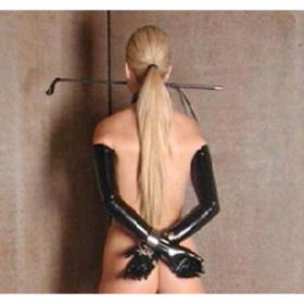 Shoulder Length Latex Gloves (Option: Large)