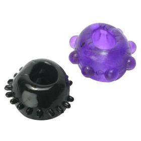 2 Gummy Cock Rings (Option: Purple  48 Pack)